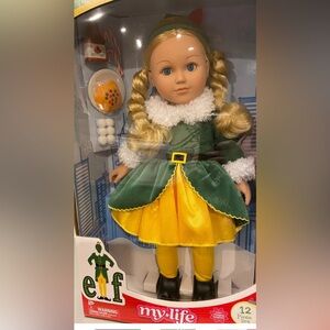 My Life As Elf Doll - new in box blonde 18” doll buddy the elf